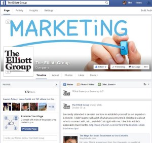 Elliott Group Facebook Page Screenshot